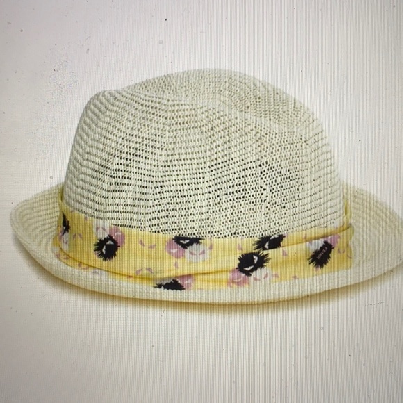Fendi kids straw hat